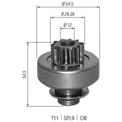 MAGNETI MARELLI Pastorek, startér 940113020347