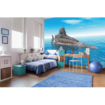 DIMEX ART s. r. o Самозалепваща се флизелинова фототапета подводница 375 x 250 см