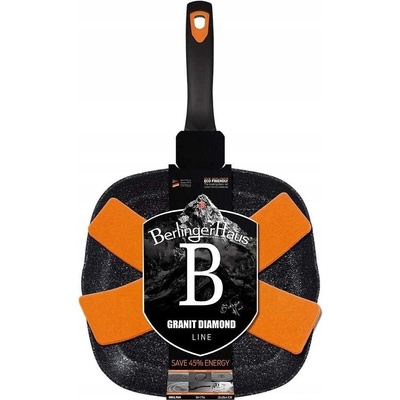 BerlingerHaus Grilovací pánev Granit Diamond 28 cm, mramorový povrch