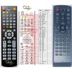 GENERAL GOGEN DVB418T2U - съвместимо дистанционно управление на марката General (DVB418T2U) Дистанционно
