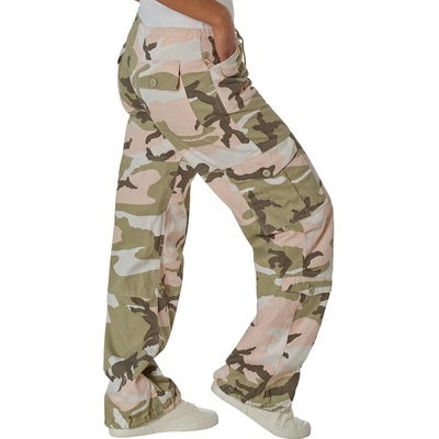 Kalhoty Rothco Paratrooper dámské pink camo