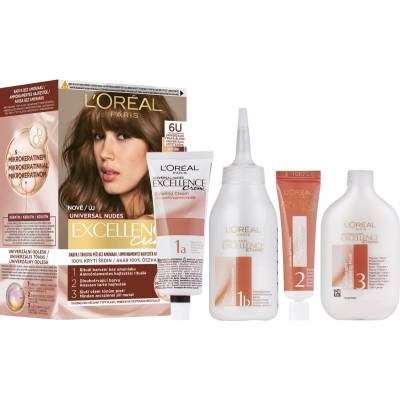 L'Oréal Excellence Universal Nudes перманентната боя за коса цвят 6U