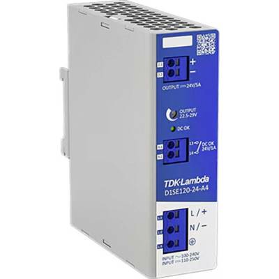 TDK-Lambda sieťový zdroj na montážnu lištu (DIN lištu), 120 W