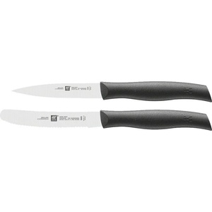 ZWILLING Комплект ножове twin grip, с белачка, комплект от 2 бр. , черен, zwilling (zw38736200)