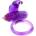 Вибриращ пенис пръстен с клитор стимулатор - Rabbit Ring Purple (SEVCR00454)