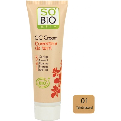 BIO SO’BIO étic CC krém 5v1 01 light 30 ml