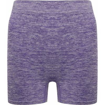 Tombo dámske bezšvové športové šortky fialový melír