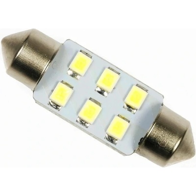 Rabel 41 mm 6 smd C5W C10W C15W SV8,5 bílá