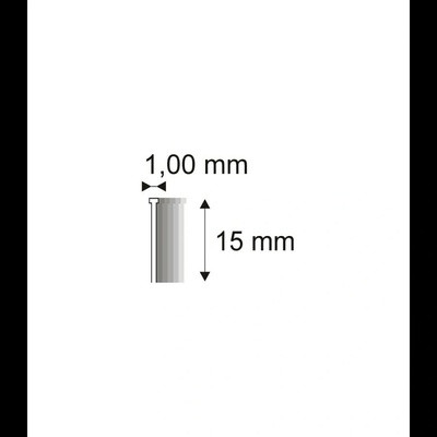 Truhlářské Brady Narex 12/15 (18G) - 1 x 15 mm kusů v balení 1000