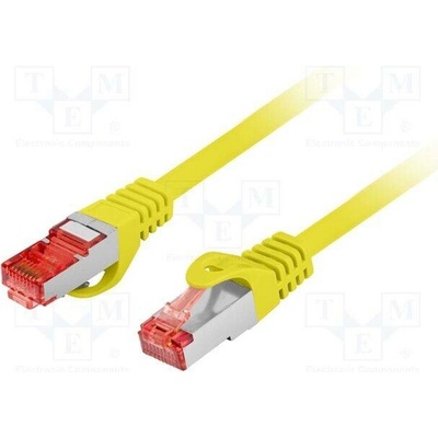 Lanberg PCF6-10CU-0500-Y Patch S/FTP Cat 6 RJ45 vidlice z obou stran lanko Cu 5m