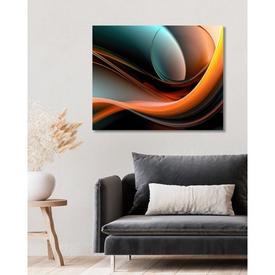 ZUTY Obrazy na stenu - Abstrakcia vĺn Rámovanie: bez rámu a bez vypnutia plátna, Rozmer: 40x50 cm