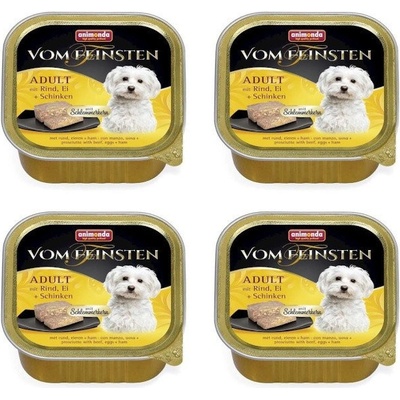 Animonda Vom Feinsten Adult Dog hovädzie vajce šunka 22 x 150 g