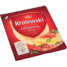 Krolewski Original 45 % sýr švýcarského typu s velkými oky plátky 100 g