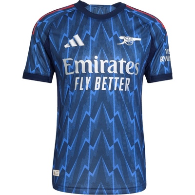 adidas Футболна фланелка Adidas Arsenal Authentic Away Shirt 2025 2026 Adults - Blue/Grey