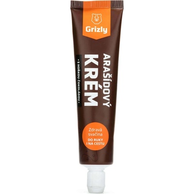 Grizly Arašidový krém s belgickou čokoládou v tube 75 g