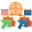 Hasbro Nerf Blaster Elite 2.0 Face Off Target Set (F8273)