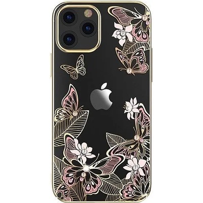 Kingxbar Калъф Kingxbar Butterfly Series Original Swarovski Crystals Case iPhone 12/12 Pro Pink