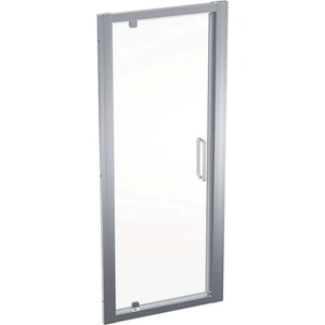 Geberit GEO - Душ кабина 80x190 см, сребристо/прозрачно стъкло 560.115. 00.2 (560.115.00.2)