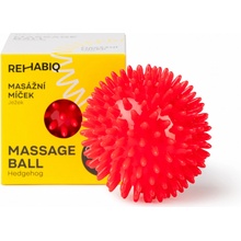 Rehabiq Masážní míček ježek červený 8 cm