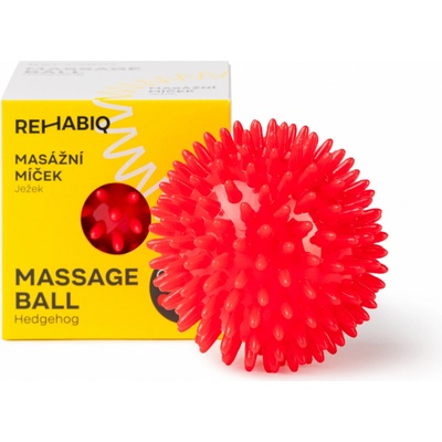 Rehabiq Masážní míček ježek červený 8 cm – Zboží Dáma