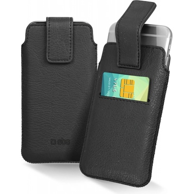 Púzdro SBS - Pouch Card XXL smartfóny do 5.5'' čierne