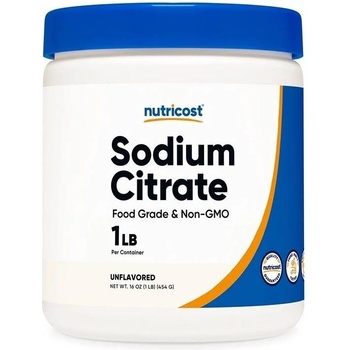 Nutricost Sodium Citrate, 454 g, Nutricost (72885 (377101) NC)