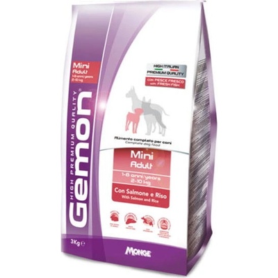 Gemon Mini Adult Salmon& Rice за кучета от дребни породи - 20кг