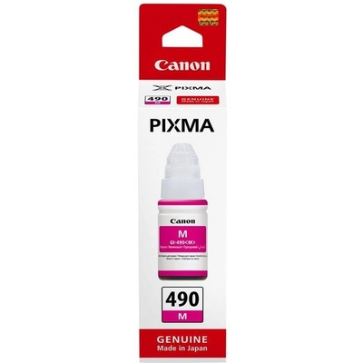 Canon Оригинално мастило за принтер Canon GI-490, 7000 страници/5%, Magenta (3015100522)