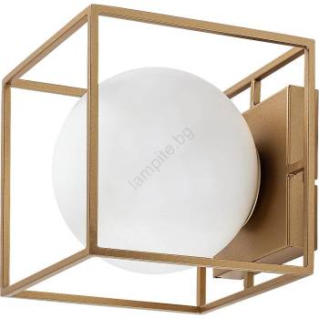 Rábalux 75070 - Външно стенно осветително тяло MODANE 1xE14/15W/230V IP44 златисто (RL75070)