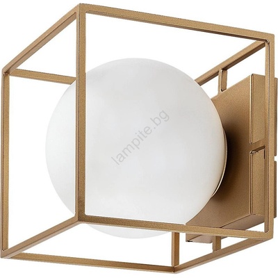 Rábalux 75070 - Външно стенно осветително тяло MODANE 1xE14/15W/230V IP44 златисто (RL75070)