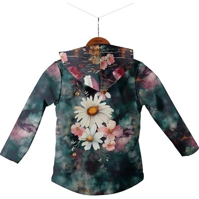 Takoy Panel se střihem 170 softshell bunda akvarel kopretiny Diana