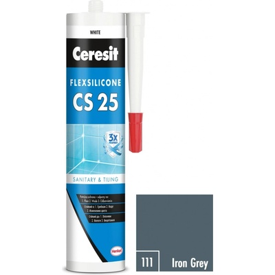 Ceresit CS 25 Sanitárny Silikón 280 g ir.grey