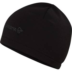 Norrøna Зимна шапка (beanie) Norrøna /29 Warmwool2 Beanie - Caviar - размер S/M (904-1960-0211)