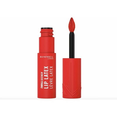 Rimmel Thrill Seeker Lip Latex tekutá rtěnka 400 Rimmel Red 6 ml – Zboží Dáma