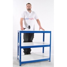Biedrax Regál 50 x 60 x 90 cm modrý 3 police