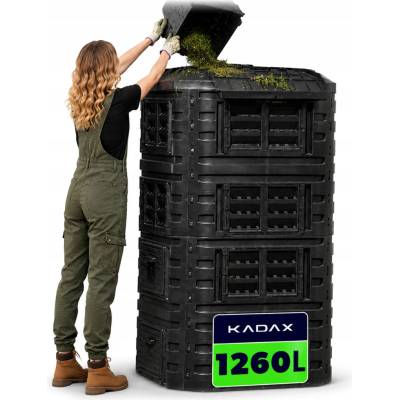 Kadax 1 komorový 1260 l černý