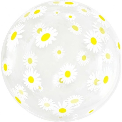 GoDan Прозрачен Балон с Принт на Маргаритки