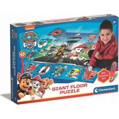 Clementoni Paw PatrolVeľké podlahové puzzle s interaktívnym perom 104961970