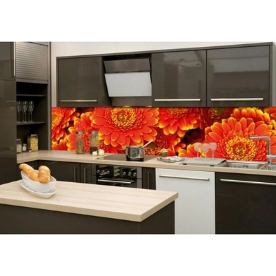DIMEX ART Фототапет за кухня - гербери 260 x 60 см