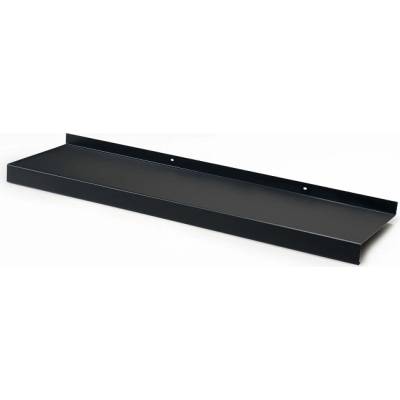 Parapet venkovní r.š.375mm - pozink Lakovaný RAL 9005 černá s folií dl.2m