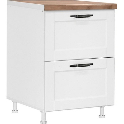 Matis Кухненски шкаф долен с две чекмеджета contempo d60 2f pl-box бял