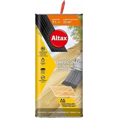 Altax Bezbarvý základní impregnační nátěr na dřevo 5L