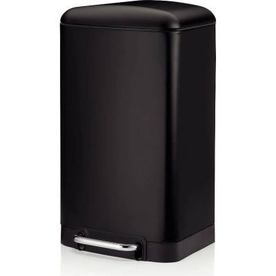 Kela Кош за отпадъци с педал KELA Davino 30 л, черен (1494)