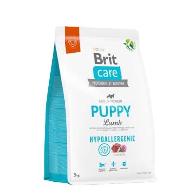 Brit care Хипоалергенна храна за кученца с агнешко месо 3 кг