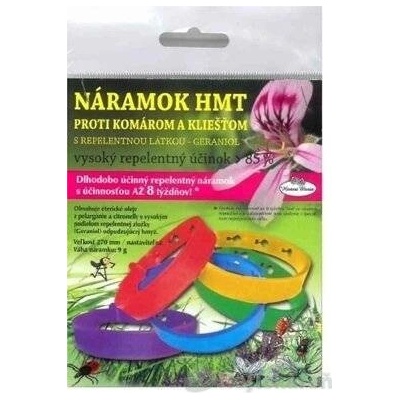 Náramek HMT proti komárům a klíšťatům