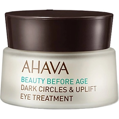 AHAVA Beauty Before Age Dark Circles & Uplift Eye Treatment грижа за околоочната зона против бръчки, отоци и тъмни кръгове за жени 15 мл