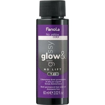 Fanola No Yellow Color Оцветяваща крем боя-тонер Glow & Glossy, T. 11, 60 ml