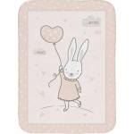KikkaBoo Супер меко бебешко одеяло 110/140 см Rabbits in Love (31103020132)