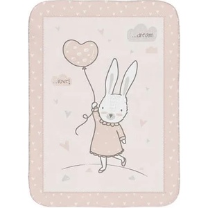 KikkaBoo Супер меко бебешко одеяло 110/140 см Rabbits in Love (31103020132)