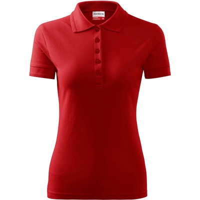 MALFINI Rimeck reserve r23 / Дамска поло тениска - червена xxl (r230717)